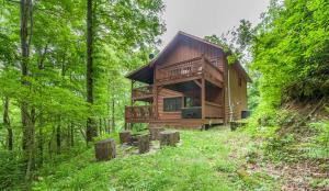 Taman di luar Creek Sound Chalet