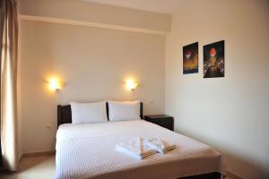 A bed or beds in a room at Pansion Evi