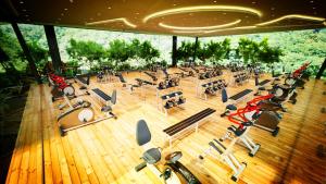 Fitness centrum a/nebo fitness zařízení v ubytování Hotel Time Boutique Nilai