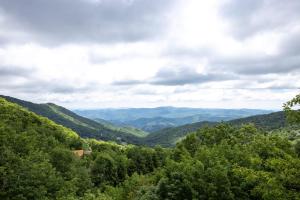 a view of the mountains from the top of a hill at Four Diamond Escape in Seven Devils