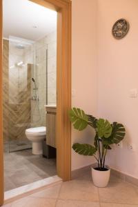 Koupelna v ubytování Niochori Heritage: The Mermaid Suite
