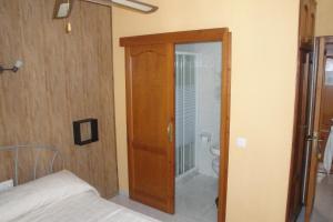 Koupelna v ubytování Hostal Cristina