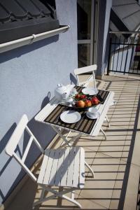 Balkón alebo terasa v ubytovaní Apartamenty Villa Fiori - Wyspa Sobieszewska