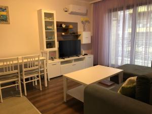 Køkken eller tekøkken på Purple Rose Apartment Valencia Gardens