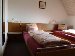 Postel nebo postele na pokoji v ubytování Hotel Restaurant Schiff