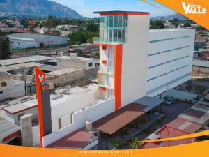 an overhead view of a city with a building at hotel vista valle in Tepic