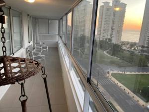 Balkón nebo terasa v ubytování Concon, costa de montemar