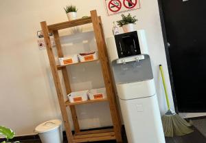 Kuchyň nebo kuchyňský kout v ubytování 1108 Hotel Sungkai