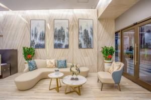 Shenzhen Kingkey Kingyu Hotelにあるシーティングエリア