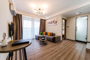 Shenzhen Kingkey Kingyu Hotelにあるシーティングエリア