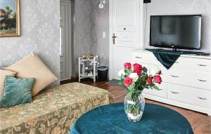 TV a/nebo společenská místnost v ubytování 1 Bedroom Nice Apartment In Hamar