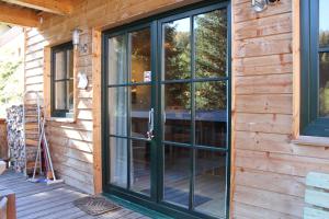 Balkon lub taras w obiekcie Bärenhütte