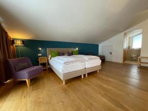 Łóżko lub łóżka w pokoju w obiekcie Villa Augustine In Hinterglemm Zentrum