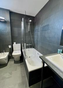 Koupelna v ubytování Hotel Duero