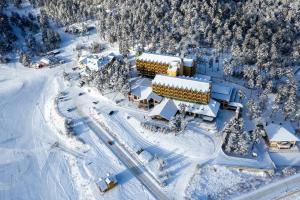 Letecký snímek ubytování Duja Chalet Ski Center