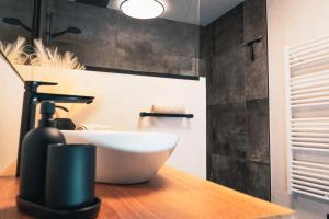 Koupelna v ubytování Appartement Reichholf