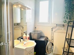 Koupelna v ubytování "Le Savanna" Magnifique T3 Montluçon centre - Hôpital - Parking gratuit + 57 fotografií