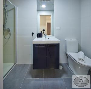 Koupelna v ubytování Apartamento Playa Recreo Little Apartments
