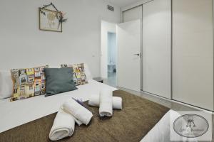 Postel nebo postele na pokoji v ubytování Apartamento Playa Recreo Little Apartments