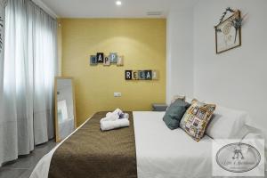 Postel nebo postele na pokoji v ubytování Apartamento Playa Recreo Little Apartments