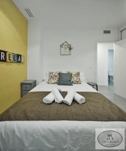 Postel nebo postele na pokoji v ubytování Apartamento Playa Recreo Little Apartments