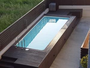 Basen w obiekcie Sabaris, Baiona, estudio diseño, parking privado, piscina lub w pobliżu