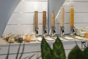 Dapur atau dapur kecil di Copenhagen Island Hotel