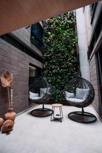 Posezení v ubytování Hotel Living by Armoniko