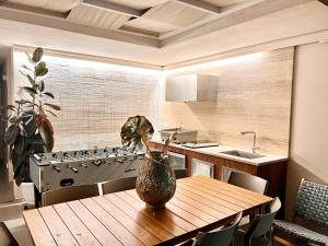 A seating area at Villa Olympia Pool Sea View Mountains Lake Nature Sleeps 8 Air Conditioning Wi-Fi