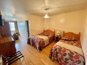 1 dormitorio con 2 camas en una habitación en GoldenDawn Guest House, en Citywest