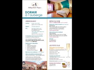 a brochure for a home upgrade with a house at Auberge Saint Fergeux in Gionges