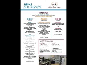 a screenshot of theressei self service website at Auberge Saint Fergeux in Gionges