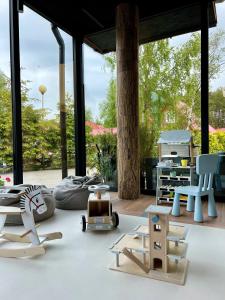 Posezení v ubytování BURSZTYN - BERNSTEIN APARTMENTS