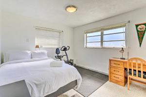A bed or beds in a room at North Miami Beach Rental Near Walking Park!