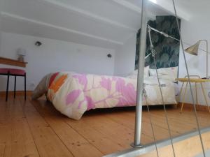 Posteľ alebo postele v izbe v ubytovaní A 200m de la plage, charmante petite maison de ville
