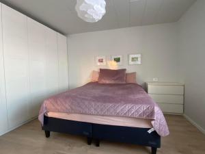 Ein Bett oder Betten in einem Zimmer der Unterkunft Golden Circle private Farmhouse with hot tub