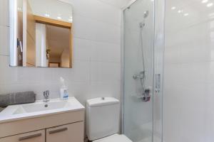 Koupelna v ubytování Apartamento junto al Guggenheim con parking gratuito