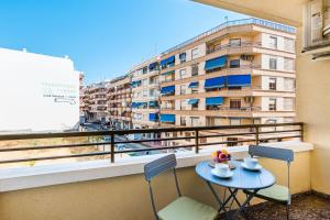 A balcony or terrace at Apartamento Playa del Cura