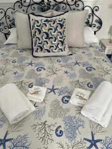 A seating area at Capri magic house on the beach