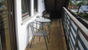 Balkón nebo terasa v ubytování Ferienwohnung Kuhn
