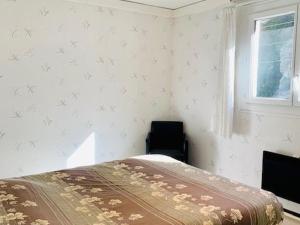Posteľ alebo postele v izbe v ubytovaní Appartement F3 rénové, 2 à 6 pers, clim, wifi, garage fermé, animaux OK, Amélie-les-Bains - FR-1-703-31