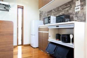 Cucina o angolo cottura di 24 ORIYA Mt Fuji -鳴沢 NARUSAWA-