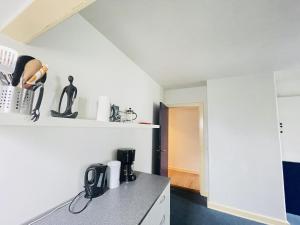 Kuchyň nebo kuchyňský kout v ubytování aday - Spacious and beautiful apartment in the center of Frederikshavn