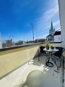 Balkón nebo terasa v ubytování aday - Spacious and beautiful apartment in the center of Frederikshavn