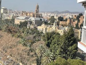 Výhľad na mesto Malaga alebo výhľad na mesto priamo z apartmánu