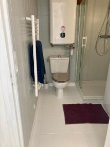 Kúpeľňa v ubytovaní Charming 1 bedroom flat, Biarritz center with pool and car park