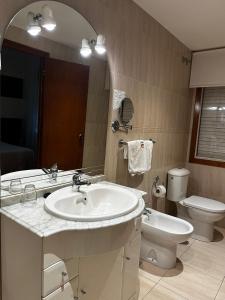 A bathroom at San Luis