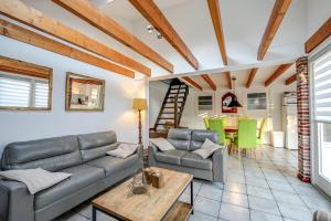Гостиная зона в Vakantiehuis Nordseezauber - Callantsoog aan Zee