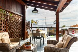 Posezení v ubytování CHALET CON PISCINA PRIVADA EN MAZAGÓN