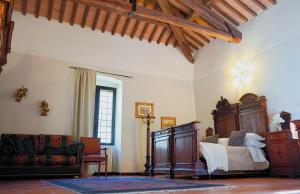 Posezení v ubytování ABBAZIA SS. QUIRICO E GIULITTA